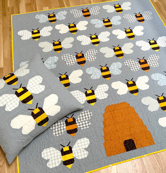 BEEHIVE pdf quilt and pillow pattern