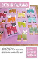 CATS IN PAJAMAS pdf quilt and pillow pattern