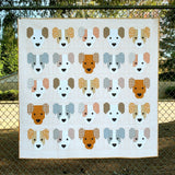 THE PUPPIES - PDF quilt and pillow pattern