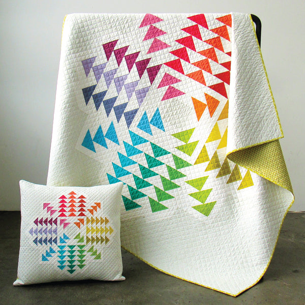 CRYSTAL CLUSTER pdf quilt and pillow pattern