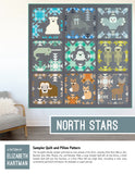 NORTH STARS pdf quilt and pillow pattern