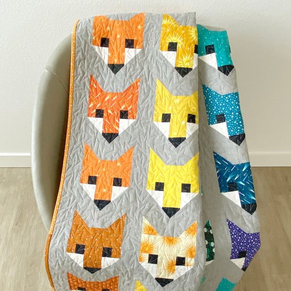 FANCY FOX pdf quilt pattern